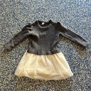 Gap sweater/tulle dress 4T